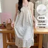 Fábrica de Origem Camisola de Verão com Bojo, Vestido Regata Cartoon Soltinho, Camisola Moderna para Mulheres, Novo Roupa de Casa