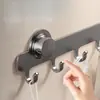 Gancho de puerta con ventosa y adhesivo fuerte, no requiere taladro, gancho de estante de almacenamiento resistente, colgador para puerta de entrada para almacenamiento de ropa