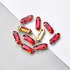 Novo Fivela de Diamante de Forma Especial com Fundo Dourado, Strass de Vidro Costurado à Mão Oval Longo do Fabricante, Acessórios Decorativos para Vestido, Sapato, Bolsa DIY