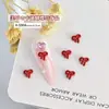 Accesorios para Uñas con Forma de Lazo Estilo Francés Pintados en Spray Tridimensionales Dulces Decoraciones para Uñas Brillantes de Color Sólido Accesorios Metálicos