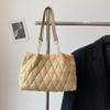 Bolso Tote de Moda de Gran Capacidad 2024 Nuevo Otoño e Invierno Popular Romboidal Bolso Grande Bolso de Hombro para Mujer de Alta Gama Estilo Occidental