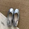 Zapatos Femeninos de Moda con Lazo y Tacón Bajo 2026 Nuevo Verano Vintage Estilo Suave de Noche Mocasines Planos