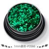 Polvo PET de alto brillo con lentejuelas ultrafinas de 1 mm, joyería de diamantes para uñas, esmalte de uñas en gel, material de polvo láser degradado
