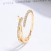 Anillo de diamantes Rai con cruz de plata de ley 925 para mujer, nuevo anillo de diamantes Rai sencillo y combinable de verano, diseño personalizado, joyería de plata con sentido del sentido.