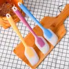 Vendas de fábrica grande raspador de silicone integrado grande creme de chocolate translúcido agitando raspador