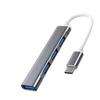 Estação de encaixe USB 3.0 adaptador sem fio multiporta tipo c computador mouse teclado adaptador expansor de disco U