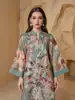 Vestido de Malla de Comercio Exterior Caliente en Stock, Nuevo Vestido de Venta al por Mayor de Fábrica, Elegante Vestido Largo de Lentejuelas Estampado