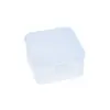 Caja de Plástico Transparente Elevada de 45 mm, Caja de Almacenamiento Cuadrada con Tapa, Caja de Embalaje, Caja para Piezas de Plástico, Caja de Almacenamiento para Cuentas