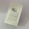 Comercio Exterior Sudamericano Modelo Privado de Fábrica Más Vendido Enchufe de Pared Brasileño con USB, Interruptor de Pared Tipo 120 Enchufe Brasileño