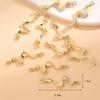 Conector doble colgante irregular tridimensional de aleación nuevo japonés y coreano, accesorios de joyería DIY, pulsera, collar, accesorios para aretes