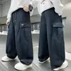 Pantalones Cargo para Niños Primavera y Otoño 2025 Nuevo Estilo para Niños Mayores, Elegantes Pantalones Largos Casuales de Calle de Otoño para Niños