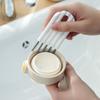 Cepillo de Limpieza para Tapas de Tazas Domésticas, Cepillo para Limpiar Ranuras de Tazas Termo, Cepillo Multifuncional Flexible para Ranuras, Cepillo para Teclado sin Puntos Muertos