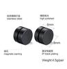Aretes de clip para hombre de acero de titanio coreano, aretes de moda, joyería de moda para hombre, lote mixto de cinco colores ES-094