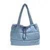 Otoño 2026 Nueva Chaqueta de Algodón Bolso Tote Bolso de Hombro Único Ligero Casual Elegante Bolso de Hombro Único Ligero de Gran Capacidad Moda