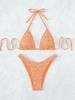 Bikin Europa e Estados Unidos exportação ins sexy fenda Amazon AliExpress em estoque bikini pescoço amarrado maiô I