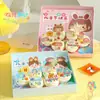 Caja de embalaje decorativa para 6 cupcakes del Día del Niño, caja portátil, linda tarjeta de dibujos animados para niños y niñas, 61 unidades