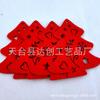 Serie Roja Navideña Colgantes Decorativos Creativos DIY Imagen de Dibujos Animados Artesanías de Madera Colgantes de Viruta de Madera para Disparos