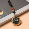 Doze Chaveiros do Zodíaco Giram para Atrair Riqueza e Tesouros Ornamentos de Mão Pingente de Carro Pingentes de Presente Atacado Ornamentos