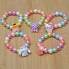 Novas Joias Infantis Pulseiras Coloridas Doce e Fofa Gato de Desenho Animado Pulseira Infantil Fabricante de Joias Atacado
