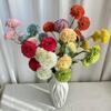 Plástico Ramo Longo 4 Cabeças Colmeia Fruta Floresta Estrada de Casamento Guia Decoração Macia Decoração para Fotos Flor Artificial Vitrine Flor Artificial