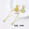Pulsera de Cristal de Color Duradero Rellena de Oro de 18 Quilates Cadena de Seguridad de Mariposa Cadena Antiperdida Estilo Borla Circonita Negro Pistola Accesorios de Joyería