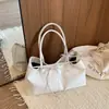 Bolsa Tote de Lazo de Gama Alta para Mujer, Bolso de Hombro Grande para Viajes Diarios, Versátil, Moderno y Texturizado, Bolso de Mano para Debajo del Brazo
