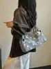 Bolso de Hombro de Lunares Estilo Coreano Sencillo y Relajado para Mujer 2026 Verano Nuevo Bolso de Gran Capacidad Bolso Tote para Viajes