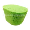 Ventas Esponja Porosa Hidratante Hoja Cuadrada Paleta de Madera Algodón para Maquillaje Baño Toallita de Baño