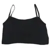 Camisola pequeña para mujer corte ajustado camiseta interior base ajustada verano sexy para mujer estudiante color liso top venta al por mayor