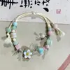 Jingdezhen Novo Estilo Chinês Little Red Book Estilo Étnico Artístico Corda Trançada Estilo Antigo Tendência Nacional Pulseira Ajustável de Alta Qualidade Atacado