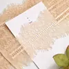 3m de Largo Encaje Bilateral para Pestañas Accesorios Vestido Escote Tela Decorativa Calado Bordado Accesorios Metabo