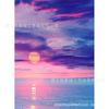 Pintura diamante diy 5d montanhas e rios pôr do sol cenário diamante bordado sala de estar pintura decorativa transfronteiriça para uma geração de cabelo