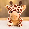 Animal Fofo da Floresta Leão Elefante Macaco Veado Tigre Leopardo Brinquedo de Pelúcia Pequeno Pingente Chaveiro Boneca