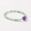 Novo Estilo Chinês [Yunzicunhui] Pulseira Empilhável Pulseira Popular Pequeno Livro Vermelho Pulseira de Cristal Roxa Joia Presente