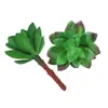 Mini Planta Suculenta Artificial Única Suculenta Falsa Flor Artificial Adorno de Micro Paisaje Oficina Planta Verde Real Artificial Alto