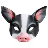 Máscara de Cerdo para Fiesta de Carnaval de Halloween de Venta Caliente Transfronteriza, Máscara de Disfraz de Animal para Juego de Rol de Máscaras