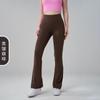 Pantalones Acampanados de Yoga Nf Lycra Talla Única T-Free para Mujer Cintura Alta Levanta Glúteos Ropa de Yoga Nude Fitness Pantalones de Yoga Microacampanados