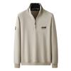 JEEP SPIRIT suéter de punto con media cremallera para hombre, nuevo de primavera, estilo coreano, casual, versátil, jersey, prenda base