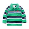 Camiseta de Manga Larga para Niños 2023 Otoño Nueva Camisa Polo Rayada Camiseta de Manga Larga para Bebés Niños Ropa Infantil de Comercio Exterior Transfronterizo