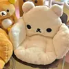 Cojín de Asiento Integrado Todo Incluido Rilakkuma Lindo de Invierno Asiento Tatami Grueso Cálido de Felpa Cojín para Glúteos Cojín de Asiento de Coche