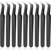 Pinças para nail art, pinças para miçangas, pinças para adesivos decorativos, aplicadores de cílios postiços, curvadores de cílios e pinças para cílios postiços - todos em estoque
