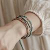 Carta de la Primavera ~ Pulsera de Cuentas de Flor de Durazno Pequeña 2024 Nuevo Diseño Nicho Trendy Pulsera Sakura de Alta Gama
