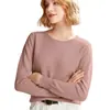 Nuevo Suéter de Punto de Cuello Redondo Otoño e Invierno para Mujer, Suéter Versátil y de Moda para Usar como Capa Base, Suéter Transfronterizo, Venta al por Mayor de una Pieza