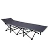 Cama plegable simple para campamento de emergencia de ayuda en desastres, cama de acompañante, cama de camping individual, cama para pausa del almuerzo en la oficina, cama de campamento al aire libre