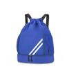 Mochila com Cordão Grande Capacidade Impermeável Bolsa para Treinamento de Basquete Equipamento de Futebol Bolsa para Armazenamento de Tênis Bolsa Esportiva