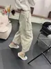 Jeans Cropped Vintage Estilo Workwear para Mulheres, Novo Modelo de Verão, Versátil para o Dia a Dia, Caimento Solto, Emagrecedor, Harem Dad Jeans de Cintura Alta