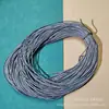 Cordón de cuero de piel de oveja al por mayor de 3 mm a 6 mm, cordón redondo de cuero, cordón de cuero PU sintético, cordón de cuero con núcleo recubierto para accesorios, cinturones, accesorios de bricolaje