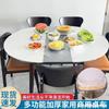 Toalha de Mesa Descartável com Cordão Elástico Capa de Mesa Pe Espessada Transparente à Prova de Óleo Impermeável Lavável à Prova de Poeira