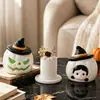 Bruja de Halloween Calabaza Difusor de Aromaterapia sin Llama Piedra Aceite Esencial Decoración de Mesa de Dormitorio con un Toque Único y Sofisticado