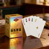 Cartas Especiales para Romper Huevos, Estilo Delgado, Caracteres Grandes, Cuatro Colores, Alto Valor Estético, Versión Estrecha, Cartas al por Mayor para Ajedrez y Cartas